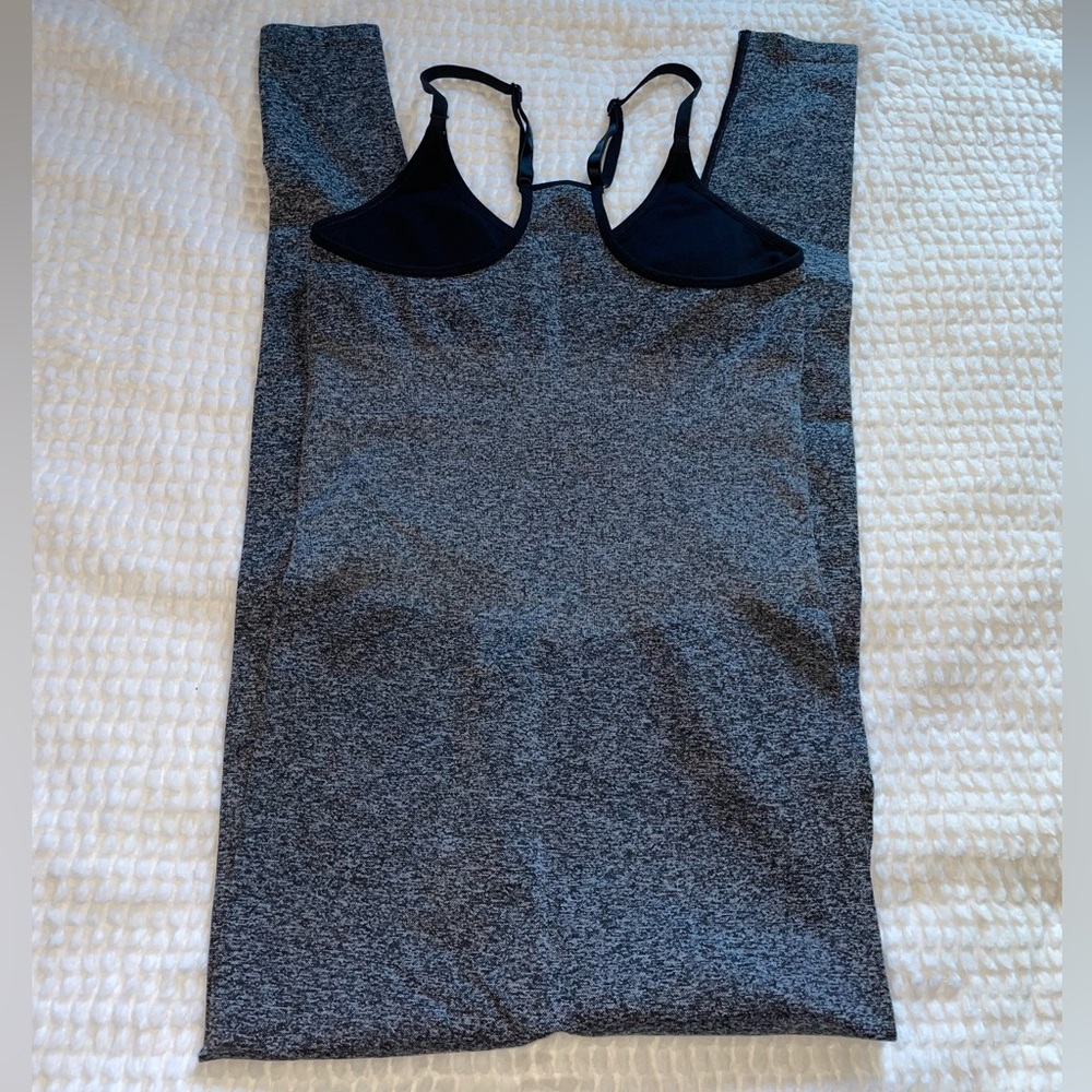 PINK | Women’s Seamless Workout Onesie in Pure Black Marl | NWOT - Picture 5 of 14